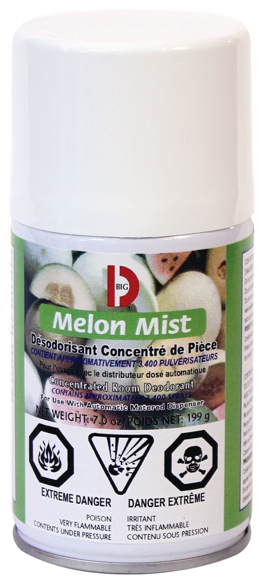 Désodorisant en aérosol Big-D - Brume melon