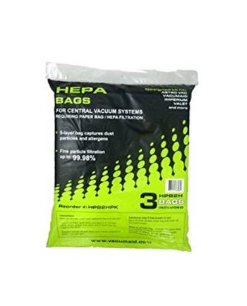 Sac en microfiltre HEPA pour aspirateur central Vacumaid