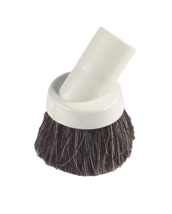 Brosse à épousseter ronde en crin de cheval de 32mm (1 1/4po) de diamètre - Gris