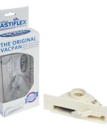 Porte-poussière automatique pour aspirateur central Vacpan - Ivoire