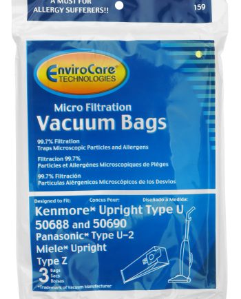 Sac en papier pour aspirateur chariot Kenmore 50688 - Type U