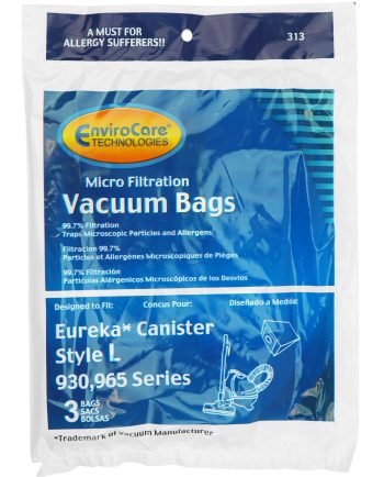Sac en papier pour aspirateur chariot Eureka - Type L