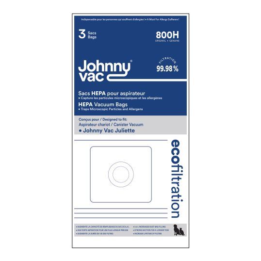 Sac en microfiltre pour aspirateur chariot Johnny Vac Juliette