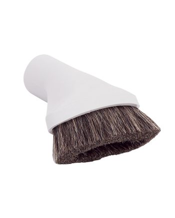 Brosse à épousseter ovale en crin de cheval de 32mm (1 1/4po) de diamètre - Gris