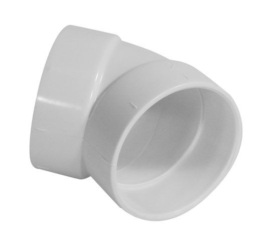 Coude 45 degrés pour installation d'aspirateur central