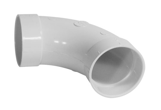 Coude 90 degré long pour installation d'aspirateur central