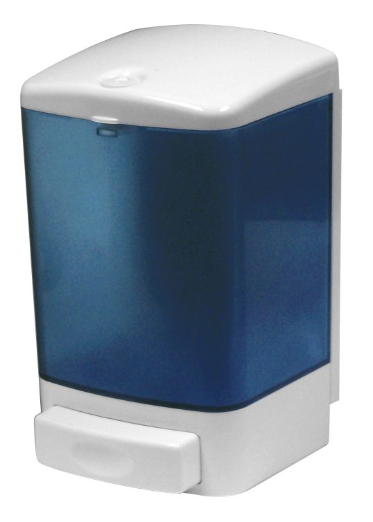 Distributeur manuel pour savon à mains - Blanc