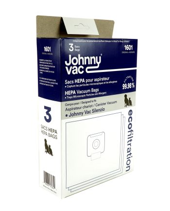 Sac en microfiltre HEPA pour aspirateur chariot Johnny Vac Silenzio