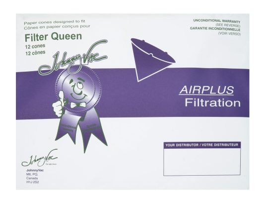 Sac en papier en cône pour aspirateur chariot Filter Queen