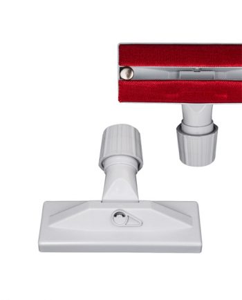 Brosse miracle pour fauteuil avec embout adaptable pour un diamètre de 32mm à 38mm - Gris