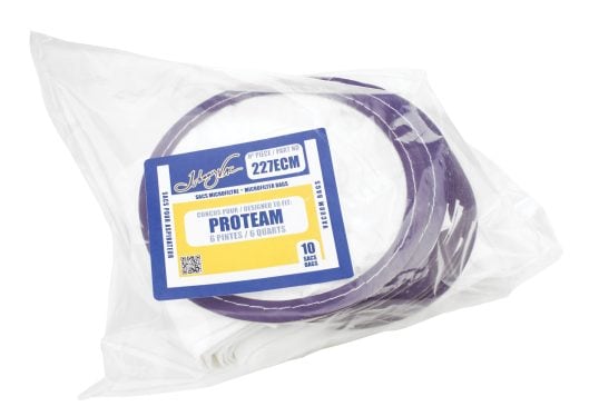 Sac en papier pour aspirateur commercial dorsal Proteam Perfect