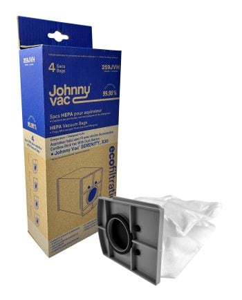 Sac en microfiltre pour la station de l'aspirateur balai Johnny Vac Serenity JV259