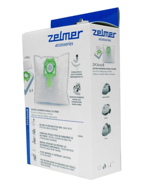 Sac en microfibre HEPA pour aspirateur chariot Zelmer Série 1500 et 2500