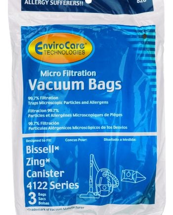 Sac de papier pour aspirateur chariot Bissell Zing 4122
