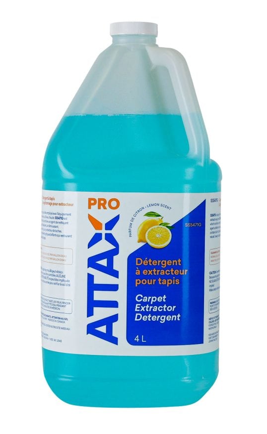 Détergent à extracteur pour tapis Attax