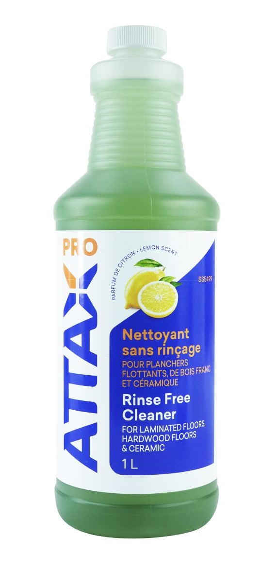 Nettoyant sans rinçage pour plancher flottants, bois franc et céramique