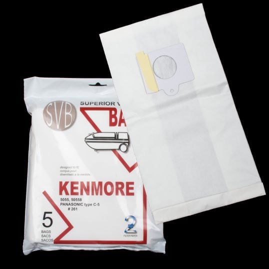 Sac en papier pour aspirateur chariot Kenmore 5055, 50558 et Panasonic C-5