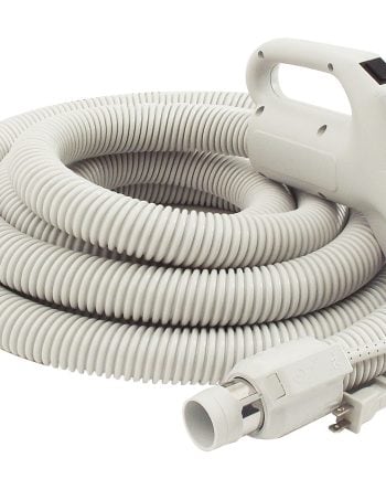 Boyau électrique pour aspirateur central avec poignée pompe à gaz et bouton arrêt départ 24-110v