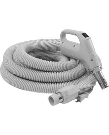 Boyau électrique pour aspirateur central avec poignée pompe à gaz et bouton arrêt départ 24-110v