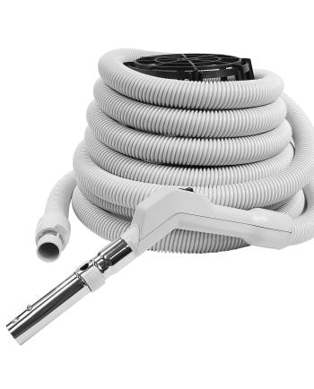 Boyau pour aspirateur central avec poignée longue et bouton arrêt départ