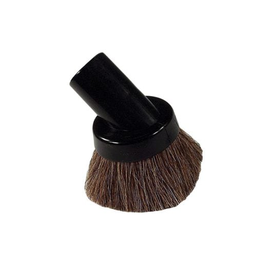 Brosse à épousseter ronde en crin de cheval de 32mm (1 1/4po) de diamètre - Noir