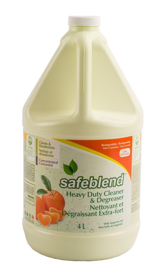 Nettoyant dégraisseur extra-fort à la senteur de tangerine Safeblend