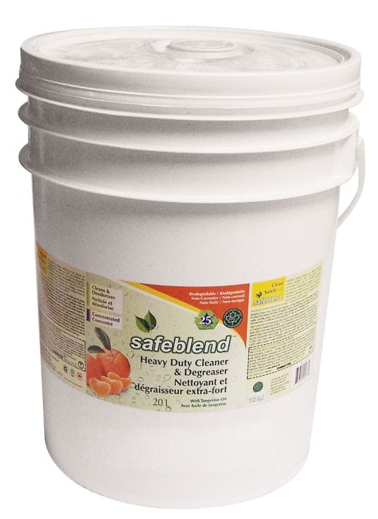 Nettoyant dégraisseur extra-fort à la senteur de tangerine Safeblend