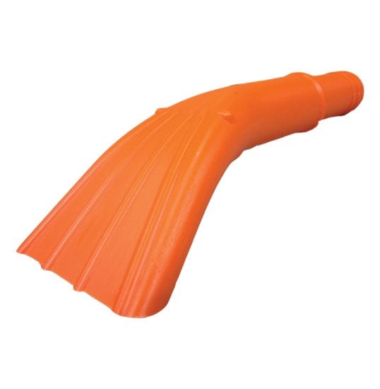Outil pour aspirateur de lave-auto en plastique de (1 1/2po) de diamètre- Orange