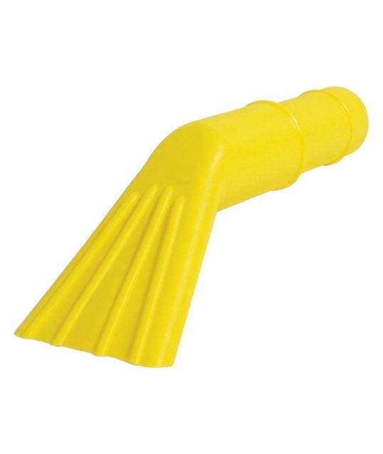 Outil pour aspirateur de lave-auto en plastique de (2po) de diamètre - Jaune