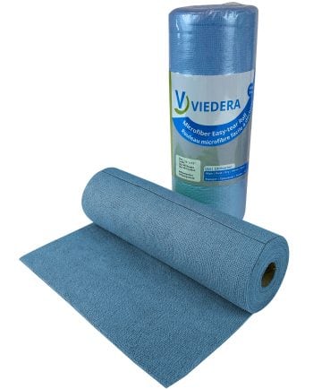 Chiffon microfibre tout usage en rouleau de 40 feuilles - Bleu
