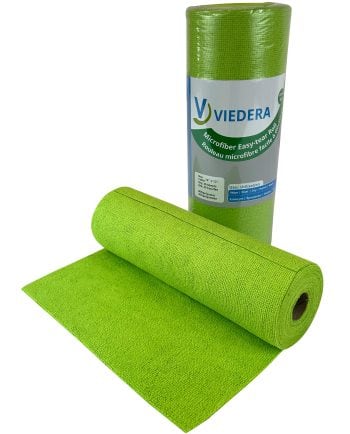 Chiffon microfibre tout usage en rouleau de 40 feuilles - Vert
