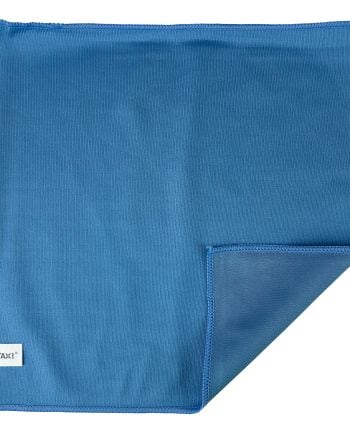 Chiffon en microfibre pour nettoyer les vitres et les miroirs - Bleu