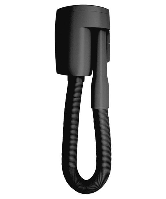 Prise et boyau Wally Flex pour aspirateur central - Noir