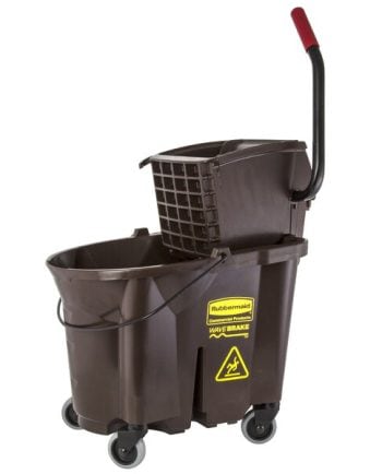 Chaudière essoreuse à pression latérale Rubbermaid - Brun