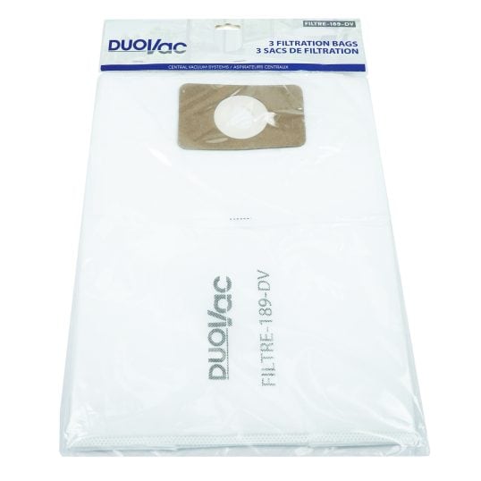 Sac en microfiltre pour aspirateur central Husky et Duovac