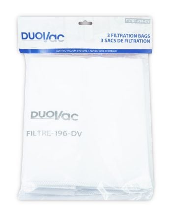 Sac en microfiltre pour aspirateur central Husky et Duovac