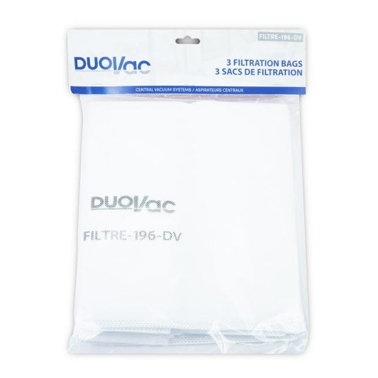 Sac en microfiltre pour aspirateur central Husky et Duovac