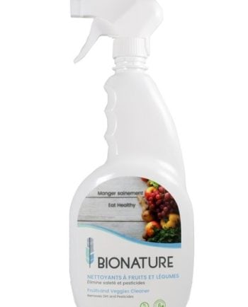 Nettoyant pour fruits et légumes en vaporisateur Bionature Bio-3162