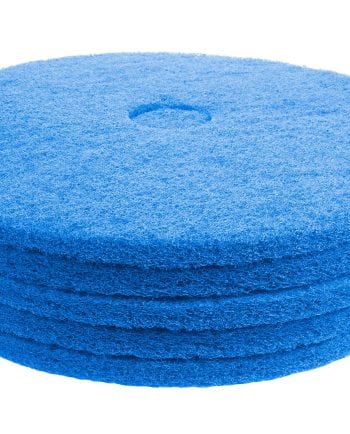 Tampon pour polisseuse à plancher pour récurer - Bleu