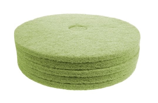 Tampon pour polisseuse à plancher pour récurer - Vert