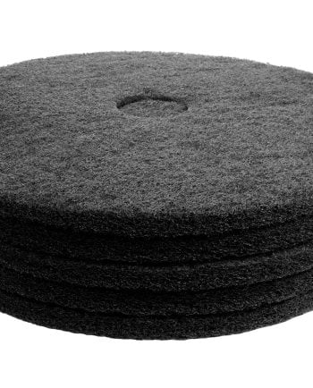 Tampon pour polisseuse à plancher pour décaper - Noir