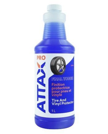 Finition protectrice antistatique pour pneus et vinyle Attax - 1l